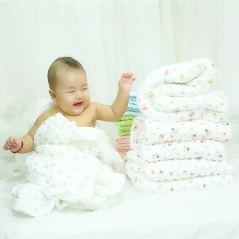 Детское полотенце, 6 слоев хлопковой марли, детское полотенце для лица, складывающееся полотенце для новорожденных, моющее полотенце для