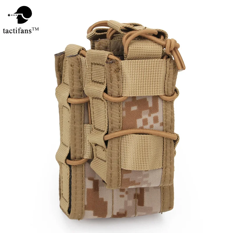 

Tactical Double Magazine Pouch Airsoft Decker Mag Military Army MOLLE Camouflage Hunting For M4 M14 AK Rifle Pistol Accessories