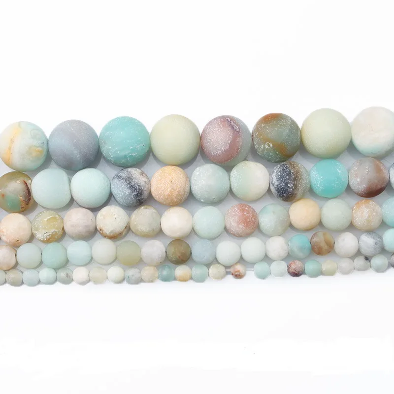 

6/8/10/12mm Fashion natural Jewelry multi-color tianhe stones beads suitable for men and women to make bracelet necklaces