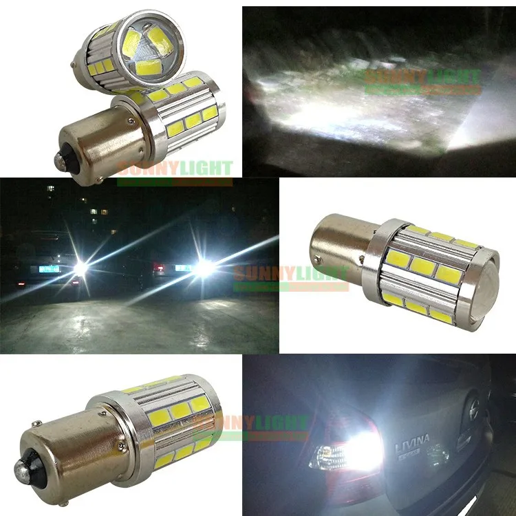 7- 1156 5730 led 21smd tail turn reverse brake light bulb