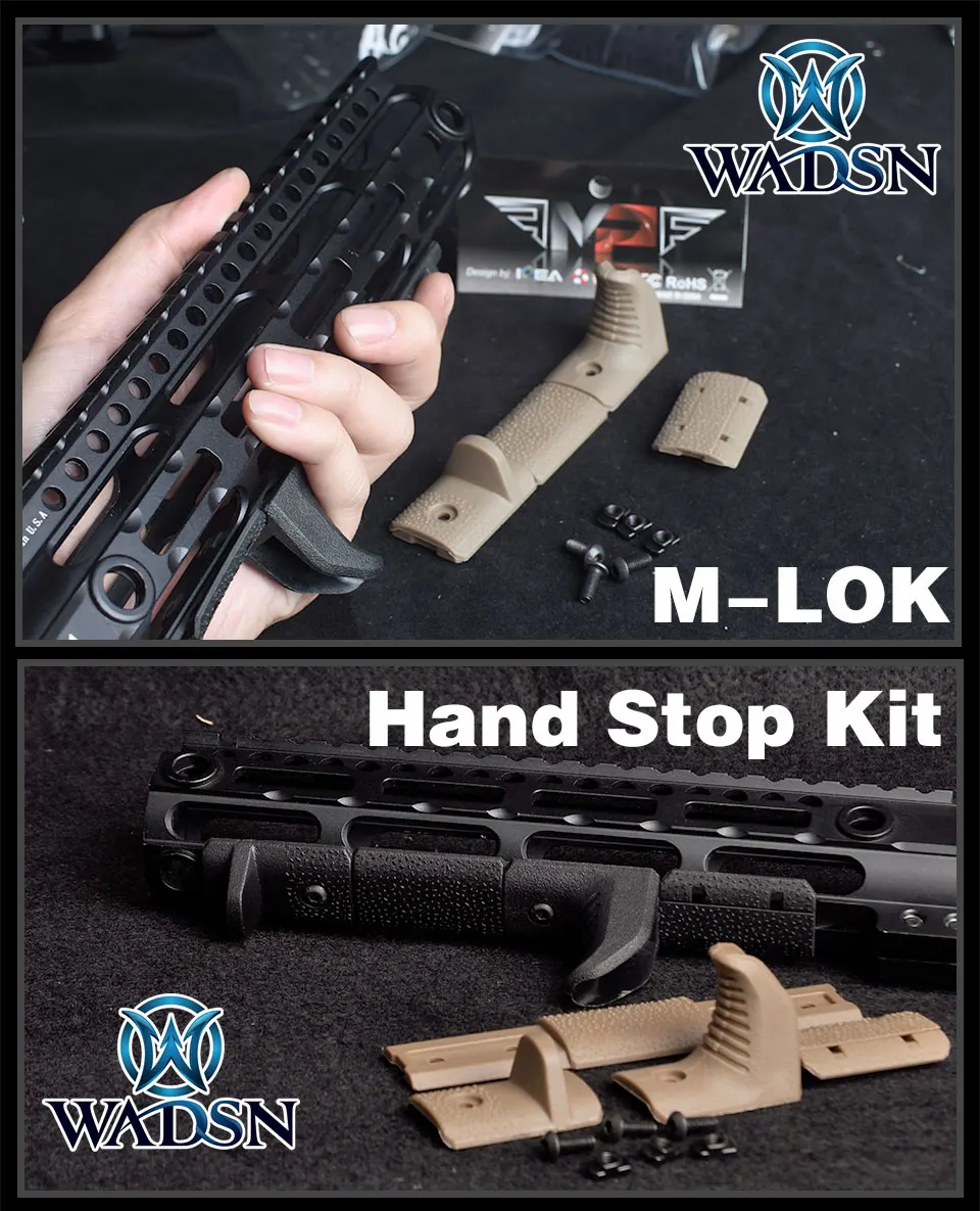 Тактический M-LOK ручной стоп-комплект для M Лок крепления Системы m-LOK цевье 4 шт./компл. Acessórios Airsoft MP02057