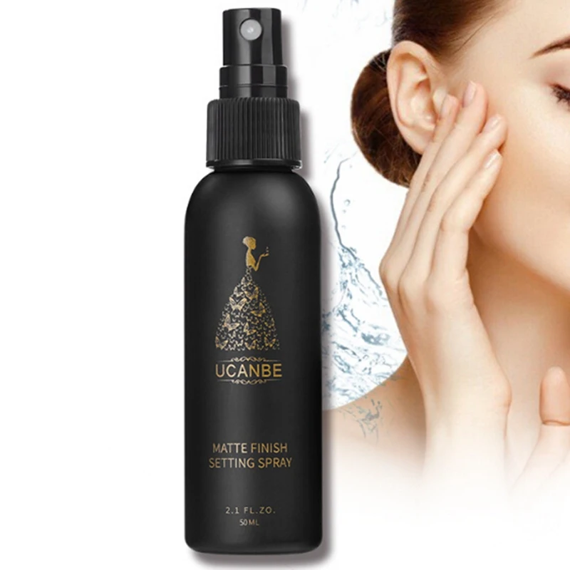 

50ml Natural Spray Makeup Moisturizing Long Lasting Foundation Fix Matte Finishing Makeup Setting Spray Cosmetics