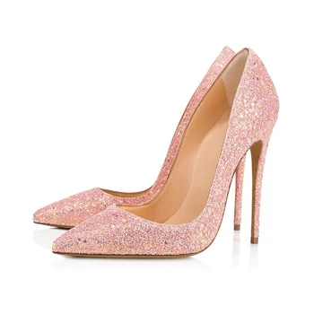 

Hot Sales Women Sexy Pointed Toe High Heels Stilettos Female Fashion Thin Pumps Elegant Wedding Party Shoes TL-A0087