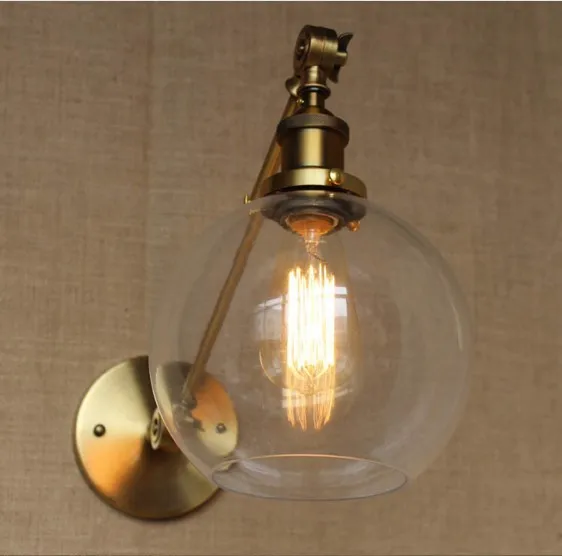 Винтажный настенный светильник Эдисона в стиле ретро Лофт индастриал со