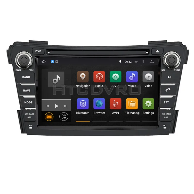 Clearance YMODVHT 7inch 4G Octa Core Android 9.0 7.1 Car DVD Player for Hyundai i40 2011- Auto RDS Radio Audio Video Stereo 0