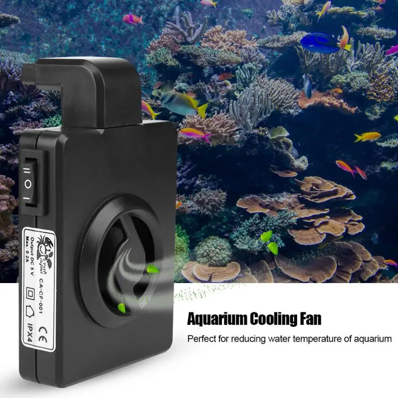 Aquarium Cooling Fan Hang on Cooler Water Chiller Fan Water Tank