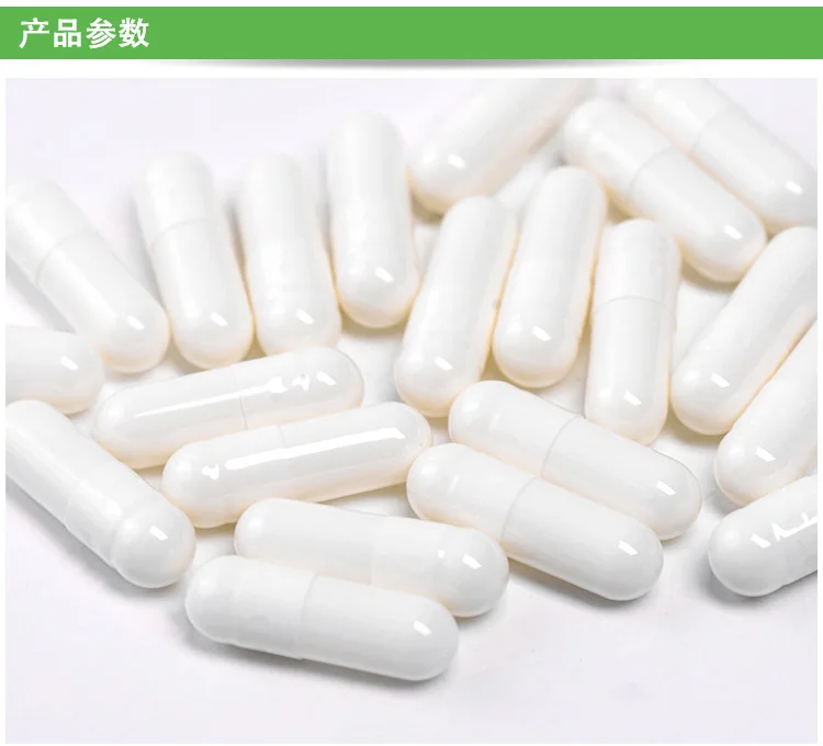 Size 1 10000pcs White Colored Empty Hard Gelatin Capsules, Gelatin