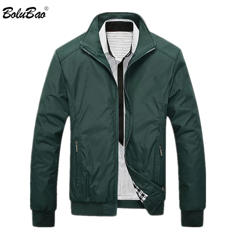 BOLUBAO Брендовые мужские куртки 2019 осенние мужские тонкие куртки-бомберы пальто Мужские приталенные куртки верхняя одежда