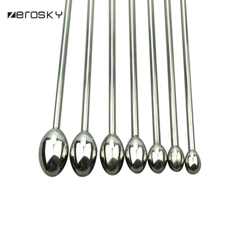 Zerosky 6/7/8/9/10/11/12mm Urethral Dilators Penis Sounding Dilator Sex Toys for Men Male Massage Orgasm Stimulation |