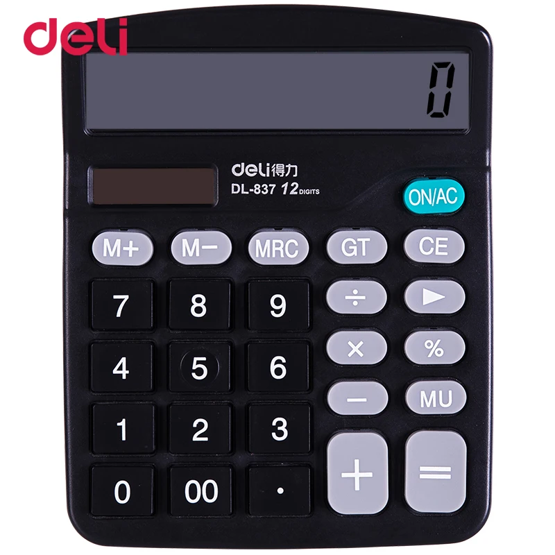 Buy Deli cheap two power supply solar calculator for