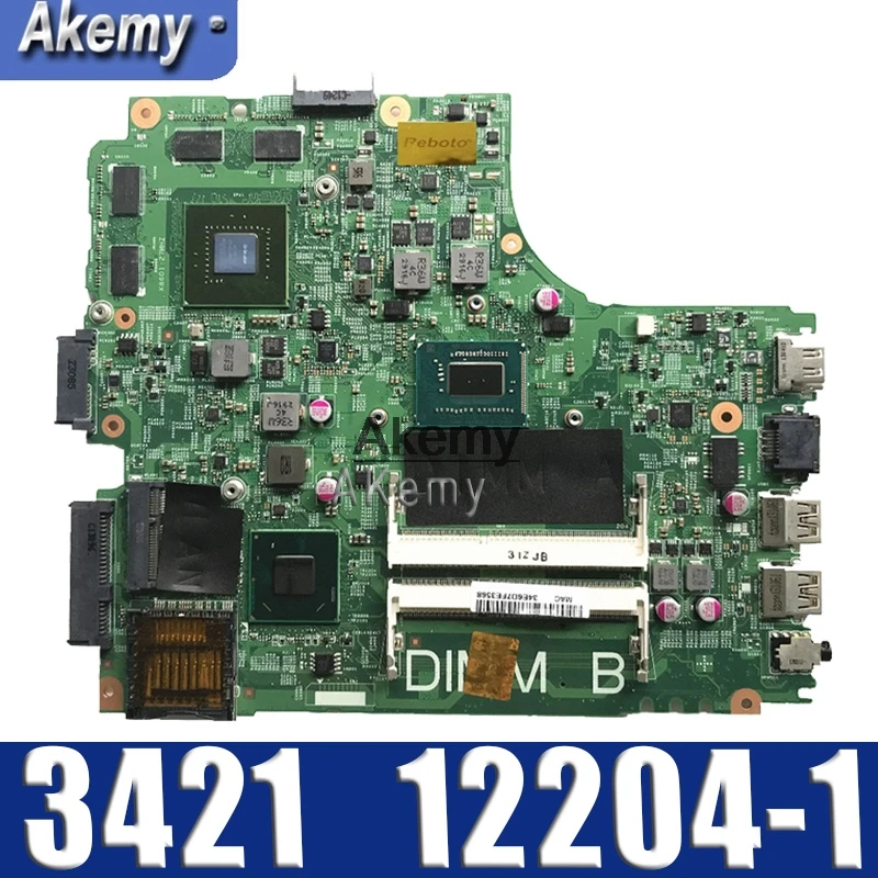 

12204-1 3421 motherboard for dell INSPIRON 3421 laptop motherboard 12204-1 i7 CPU orginal Test motherboard