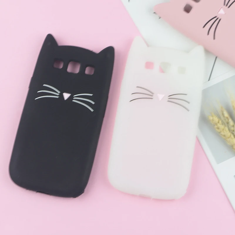Милый японский блестящий чехол с котом для samsung Galaxy J1 Ace J2 Pro J3 J4 Plus J5 J6 Prime J7 J8 мягкий чехол с котом