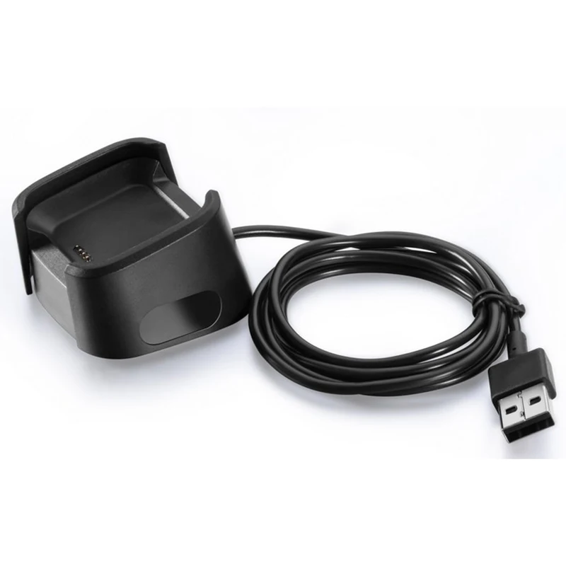 1Pcs Practical Outdoor Tools Charging Cradle Dock USB Data Cable Base Charger For Fitbit Versa Watch For Outdoor Camping