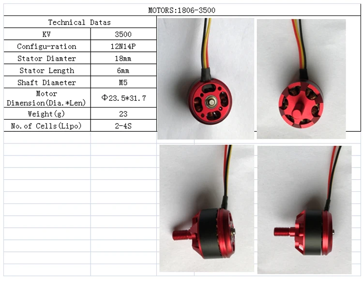 1806 3500KV бесщеточный двигатель с фиксированным крылом для радиоуправляемого дрона самолета Phenix60 600 m-800 мм Летающий аксессуар крылья