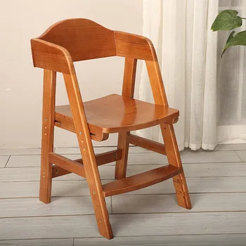 

Children chairs kids Furniture Simple solid wood adjustable kids chair wooden chair chaise enfant silla infantil new 45*52*76cm