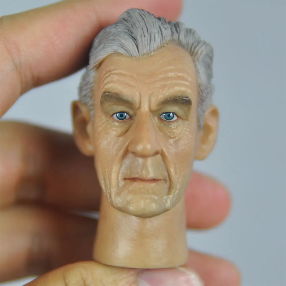 Hot 1/6 scale Head Sculpt Ian McKellen Fit 12" figure toysin Action