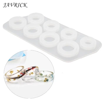 

8Pcs Assorted Sizes Ring Silicone Mold Jewelry Resin Casting Mold US Size 5-12