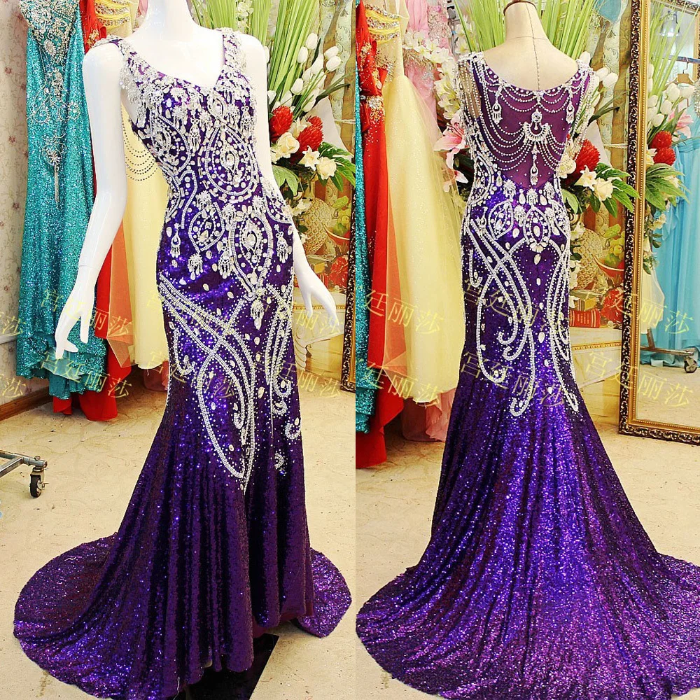 diamond evening gowns