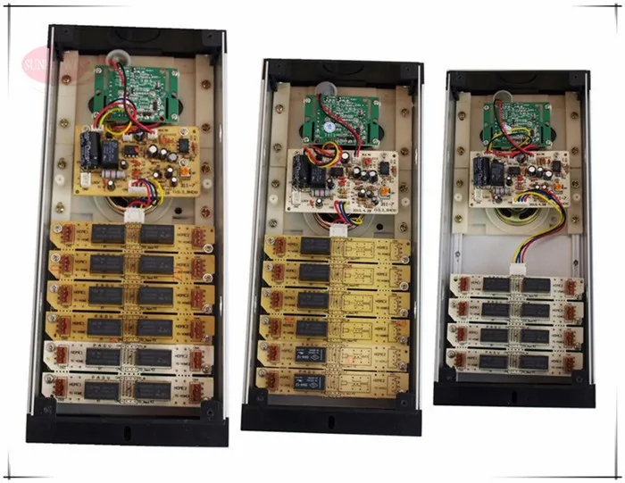 3 кнопки цветной видеодомофоны домофон системы s 3 lcd безопасности дверной звонок для 3 квартиры + система контроля доступа + электронный