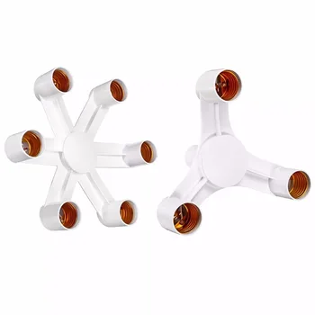 

Lamp Holder Converters E27 1 to 3 / 1 to 4 / 1 to 5 Lamp Base for AC 110-240V 3 / 4 / 5 Bulbs