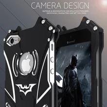 Роскошный Алюминиевый металлический чехол с Бэтменом для Apple iPhone 5 S 5 SE, усиленная защита, жесткий чехол, для iPhone 5S, SE чехол-бампер