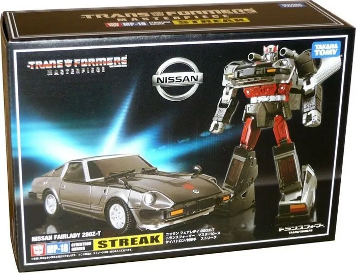 TRANSFORMERS MASTERPIECE MP-18 STREAK NISSAN FAIRLADY 280Z-T NEW IN BOX