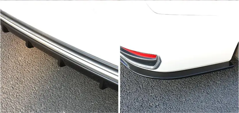 3 шт./компл. ABS хромированный Автомобильный задний бампер спойлер для автомобильных фар задний бампер крышкой рассеивателя для Lexus ES200 ES260 ES300H
