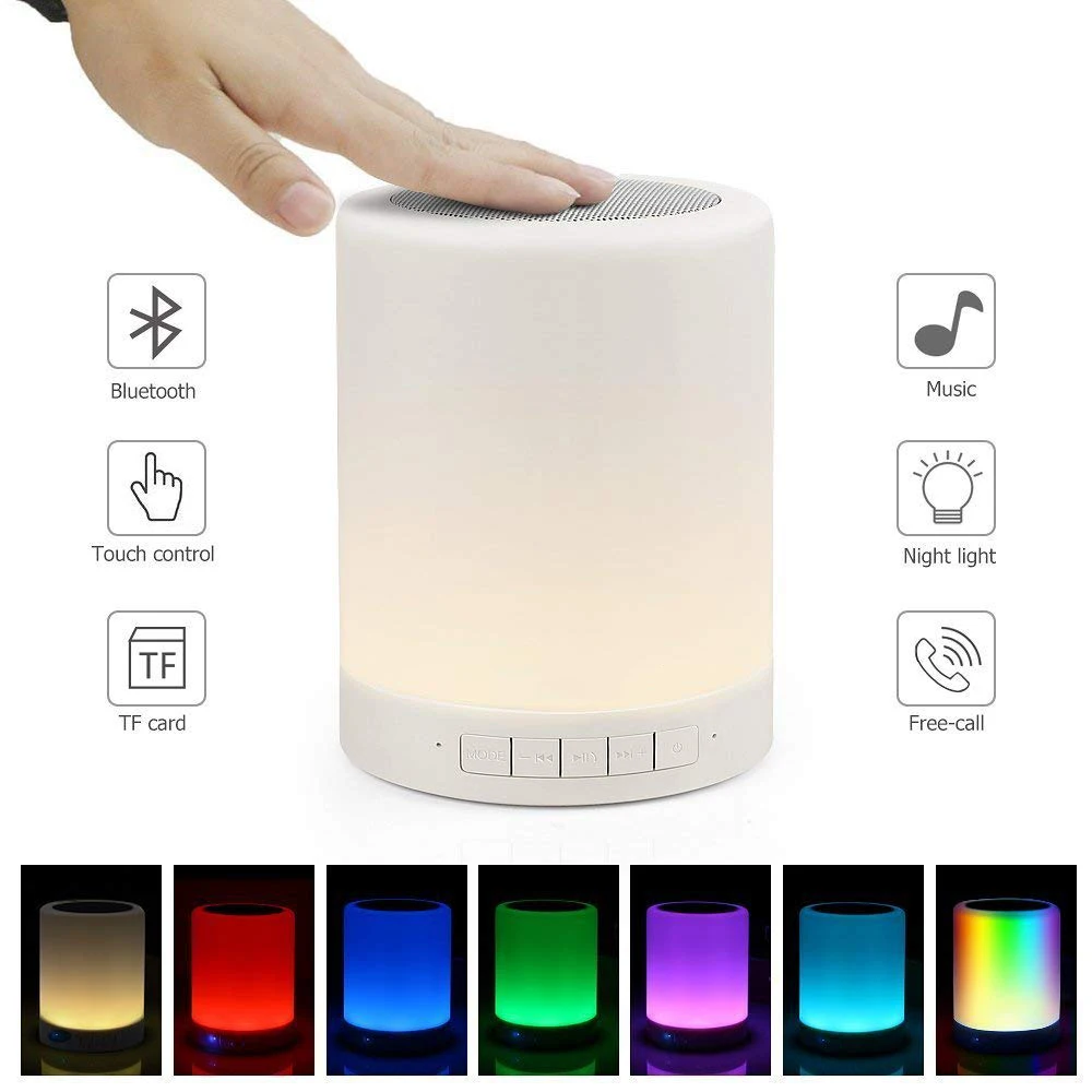 Колонка ночник cl671. Настольная лампа led table lamp huntkey. Светильник led desk lamp touch sensor switch. Touch led lamp. Bluetooth колонка y02.