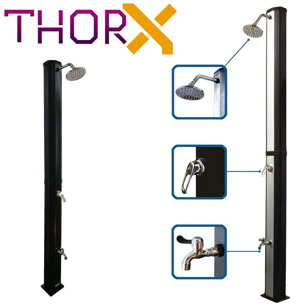 Солнечный душевой ThorX TR35OX-серебряный садовый душ 35 л