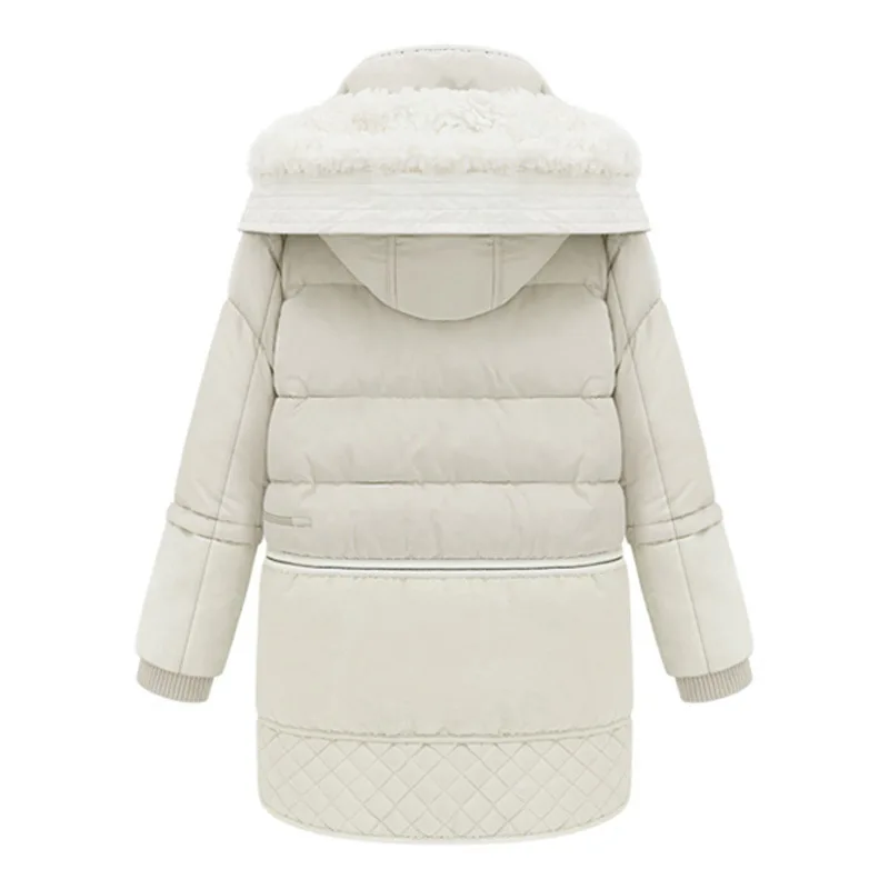 Winter Jacket Women Thick Warm Hooded Parka Mujer Cotton Padded Coat Long Paragraph Plus Size 3xl Slim Jacket Female