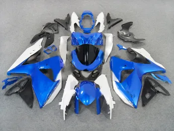 

Injection mold Fairing kit for GSXR1000 09 10 GSX-R GSXR 1000 K9 2009 2010 white blue ABS Fairings set +gifts SZ13