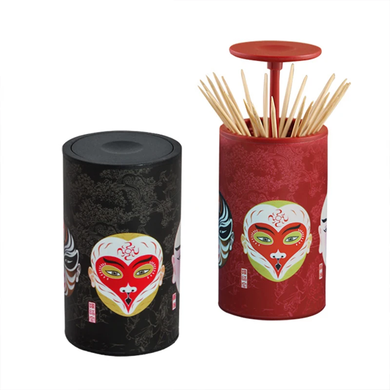 LeLuo High Quality Automatic Toothpick Holder Classic Home Toothpick