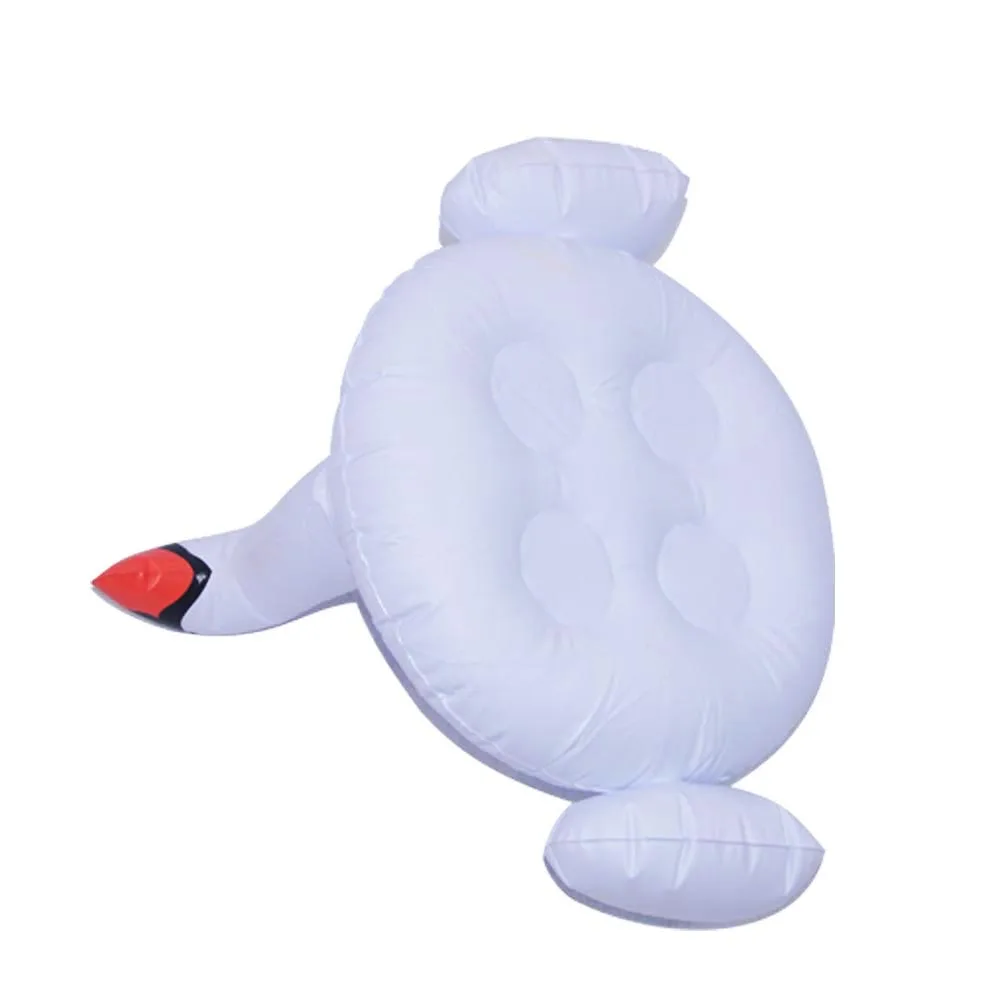 JIAINF надувной Лебедь подстаканник плавание кольцо для напитков белый четыре отверстия Лебедь напитки поплавок вечерние игрушки