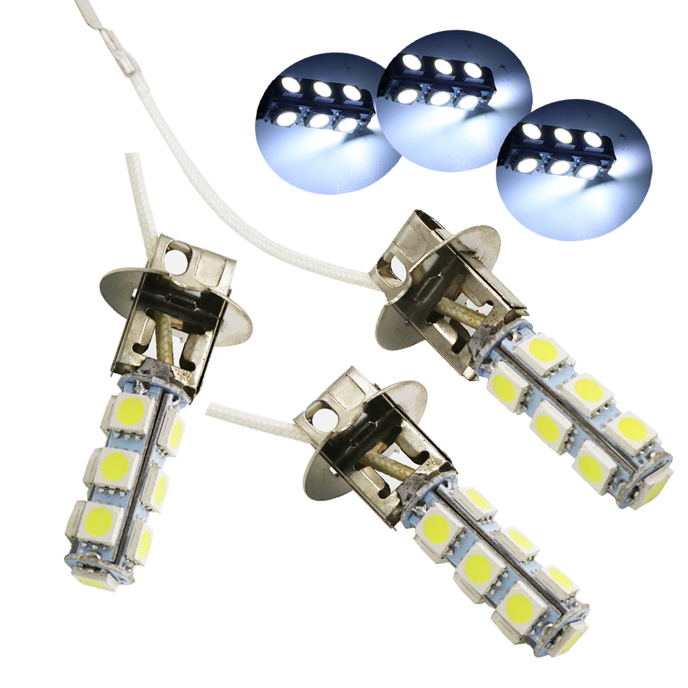 YSY H1 H3 5050 13SMD светодиодный автомобильный противотуманный светильник супер яркий