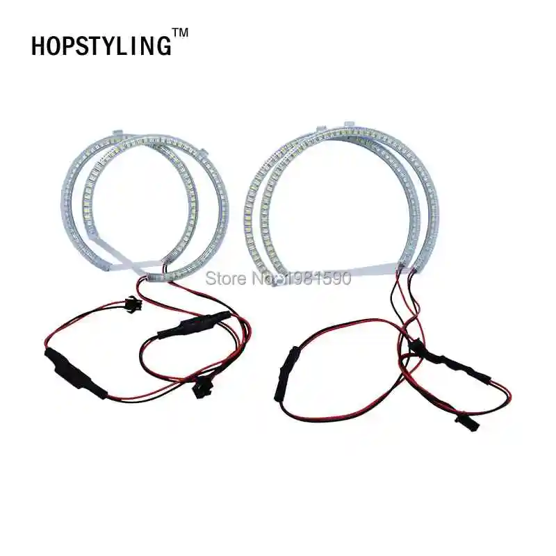 Hopstyling 1 комплект SMD 3528 Halo Кольцо ангельские глазки для BMW E53 X5 Ксеноновые белые для автомобиля комплекты фар без ошибок
