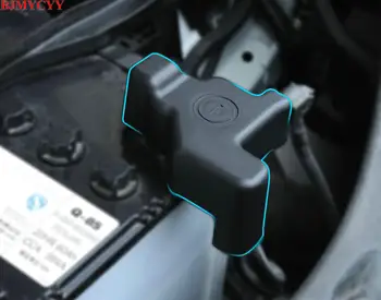 

BJMYCYY Car styling Automotive battery negative protection cover for Toyota RAV4 2018 auto accessories