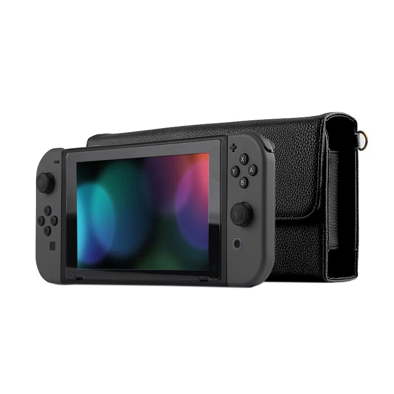 

Game Accessories NS Travel Case with Sling Protective PU Leather Cover for Nintend Switch Console Joy-Con Joystick Storage Bag