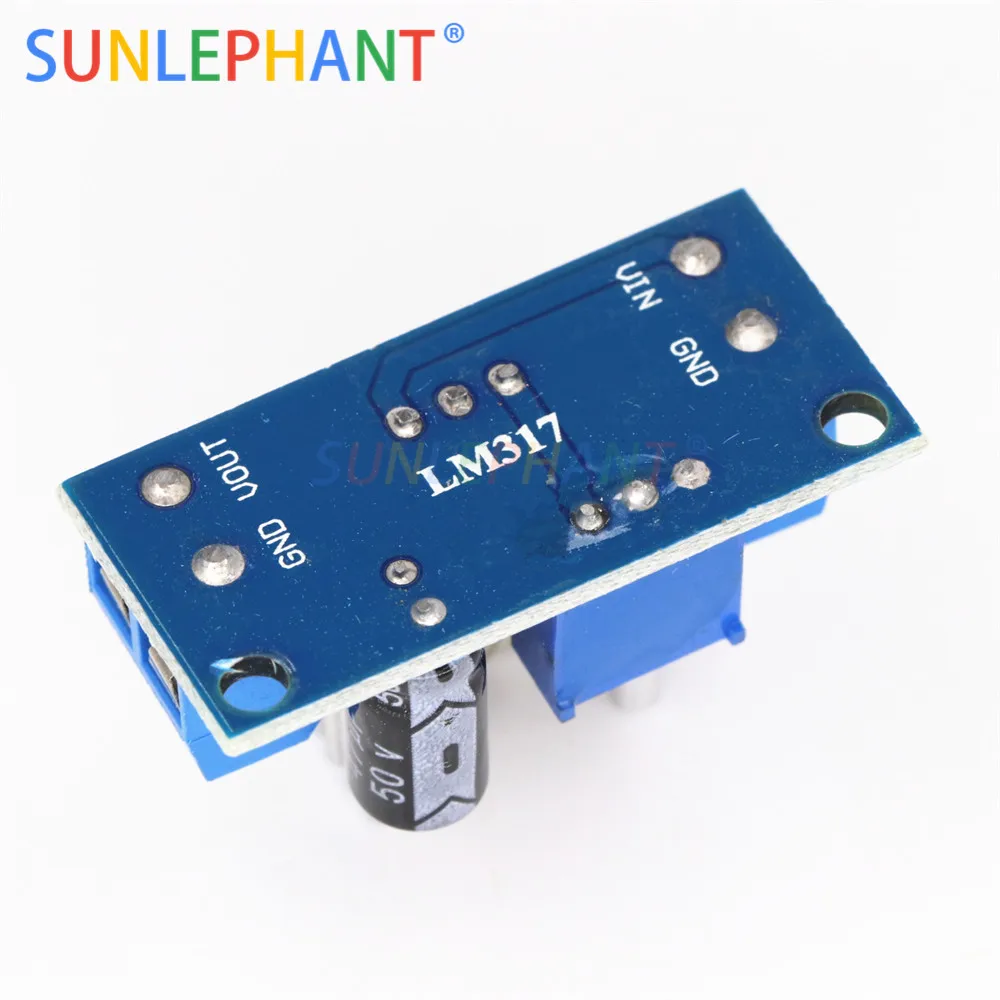 LM317 DC преобразователь понижающий модуль печатной платы линейный регулятор