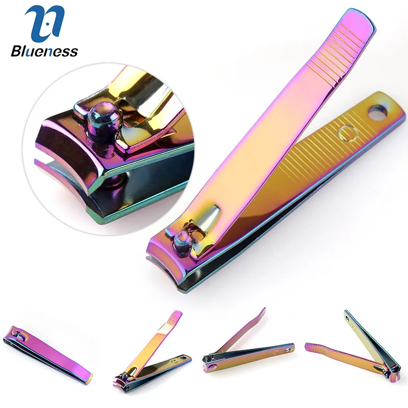 

Large Stainless Steel Nail Clipper Cutter Professional Manicure Trimmer High Quality Toe Nail Clipper with Clip Catcher