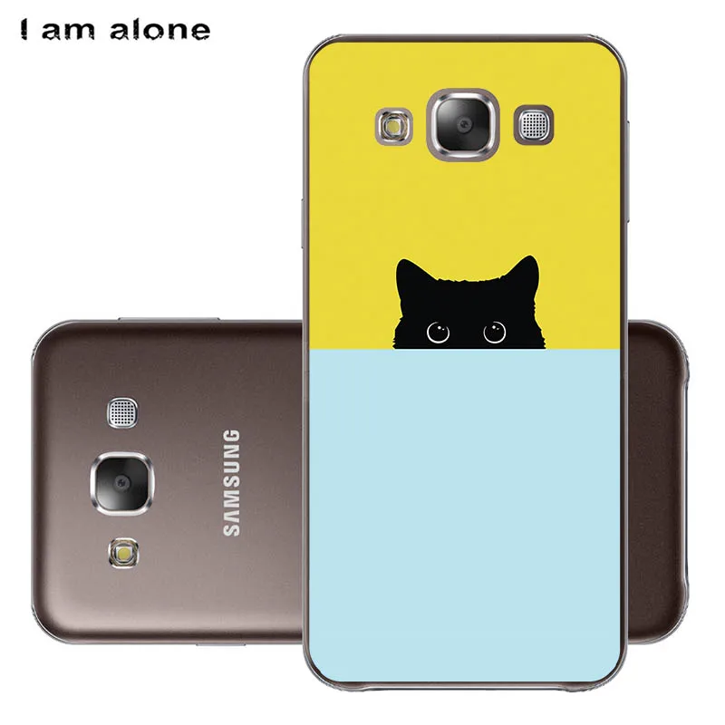 Чехлы для телефонов I am alone для samsung Galaxy E5 E500, 5,0 дюймов, жесткие пластиковые чехлы для мобильных телефонов, Модные цветные сумки - Цвет: PC HH74