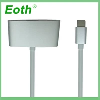 אינץ עבור Eoth USB 3.1 USB מסוג C-C ל- C סוג VGA נקבה כבל מתאם ל- USB HDMI עבור 950XL חדש Macbook 12 אינץ Chromebook Pixel Lumia (5)