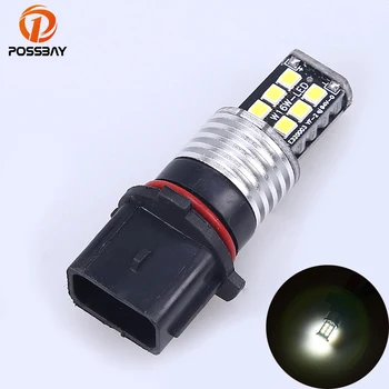 

POSSBAY Universal P13W 15 SMD 12V LED Super Bright Headlights Car Fog Tail Parking Bulb Lamp Day Running Flood Lights