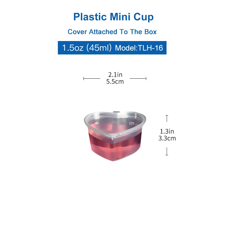 OTOR 100 шт. 35 мл 45 одноразовые прозрачные пластиковые кастрюля для соуса Chutney чашки слизи контейнер для хранения коробка с кухонные крышки Организатор - Цвет: TLH-16