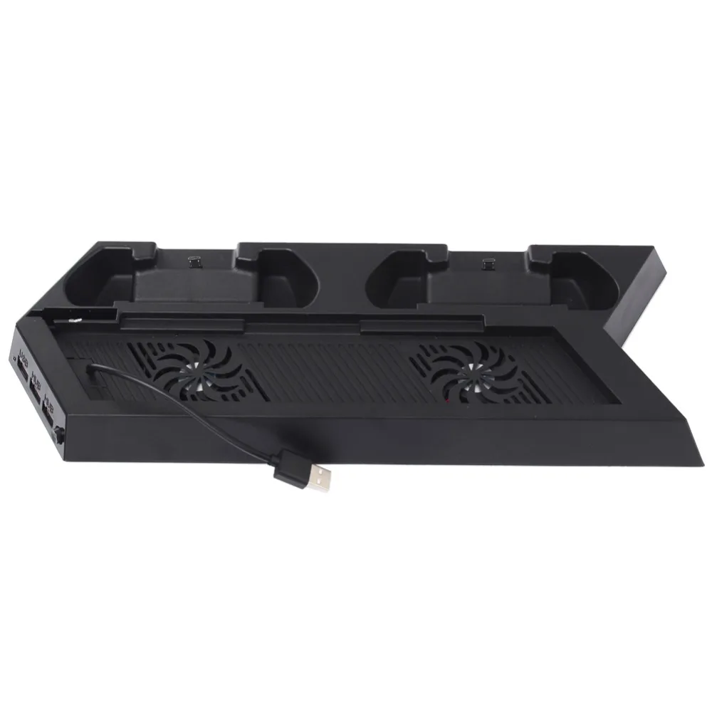 Dual-Charger-Vertical-Controller-Dock-Station-Charging-Bracket-Stand-Cooling-Cooler-Fan-2-USB-Power-HUB