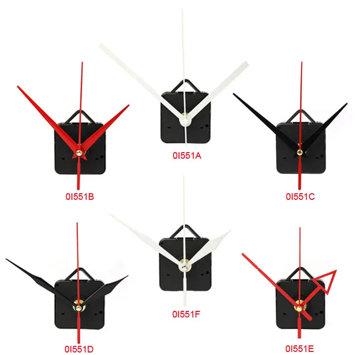 

high quality Silent large wall Clock Quartz Movement Mechanism Black and Red Hands Repair Kit Tool Set With Hook Saat 2019 New 7