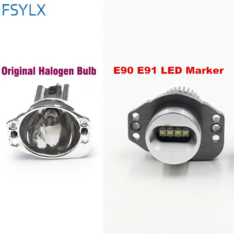 FSYLX 40W светодиодный фонарь для BMW E90 E91 3 серии 2005 2008 перед LCI с заводской ксеноновой