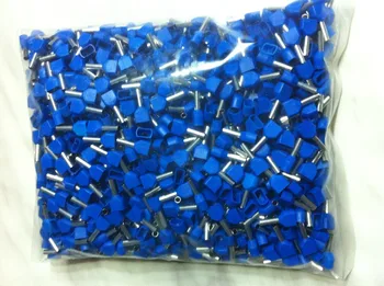 

TE2510 2 X 14 AWG Twin Dual Entry Wire Bootlace Ferrules For 2 X 2.5mm2, 8.0mm Copper Length
