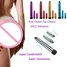 snowshine YLW 3PCS Powerful Bullet Pocket font b Dildo b font Vibrator G Spot Female Masturbate