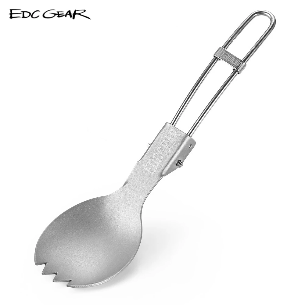 Titanium Ultralight 16g Outdoor Camping Fork Spoon Knife Set Hiking