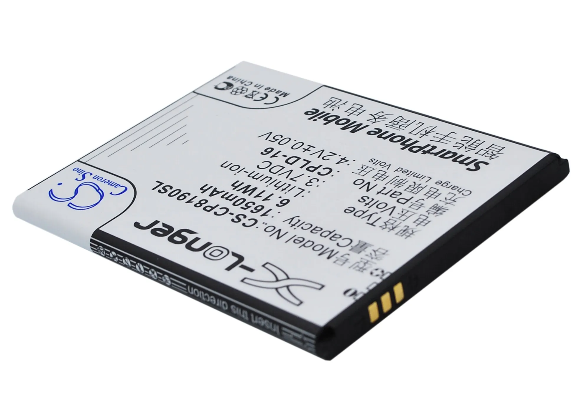 CPLD 16 батареи Cameron Sino 1650mAh Для Coolpad 8190 8190Q|Аккумуляторы для мобильных телефонов| |